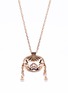 Main View - Click To Enlarge - GONG SHANG - Freshwater pearl '18k rose gold Chinese Pouch pendant