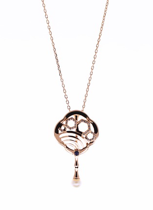 Main View - Click To Enlarge - GONG SHANG - Luck Censer' 18k rose gold diamond pendant