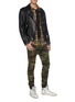 Figure View - Click To Enlarge - R13 - 'Skywalker' rip camo print gathered pants