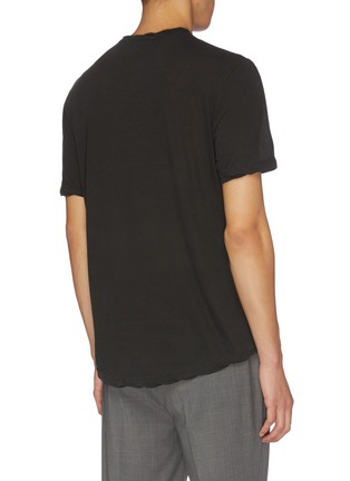 Back View - Click To Enlarge - JAMES PERSE - Sheer Supima cotton T-shirt