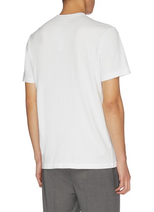 Back View - Click To Enlarge - JAMES PERSE - Sueded pocket Supima cotton T-shirt