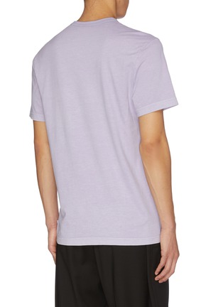 Back View - Click To Enlarge - JAMES PERSE - Sueded pocket Supima cotton T-shirt
