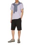Figure View - Click To Enlarge - JAMES PERSE - Sueded pocket Supima cotton T-shirt