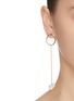 Figure View - Click To Enlarge - JOANNA LAURA CONSTANTINE - 'Feminine Waves' extra long earrings