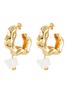 Main View - Click To Enlarge - JOANNA LAURA CONSTANTINE - 'Feminine Waves' hoop earrings