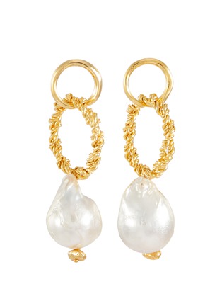 Main View - Click To Enlarge - JOANNA LAURA CONSTANTINE - 'Waves' sea pearl earrings