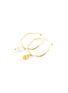 Detail View - Click To Enlarge - JOANNA LAURA CONSTANTINE - "Feminine Waves' pearl gold-plated hoop earrings