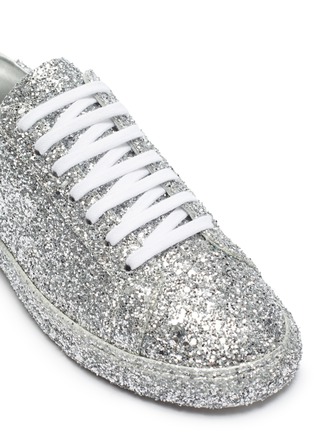 Detail View - Click To Enlarge - SAINT LAURENT - 'Andy' glitter embellished sneakers