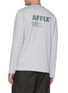 Back View - Click To Enlarge - AFFIX - Logo print cotton T-shirt