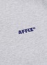  - AFFIX - Logo embroidered cotton sweatshirt