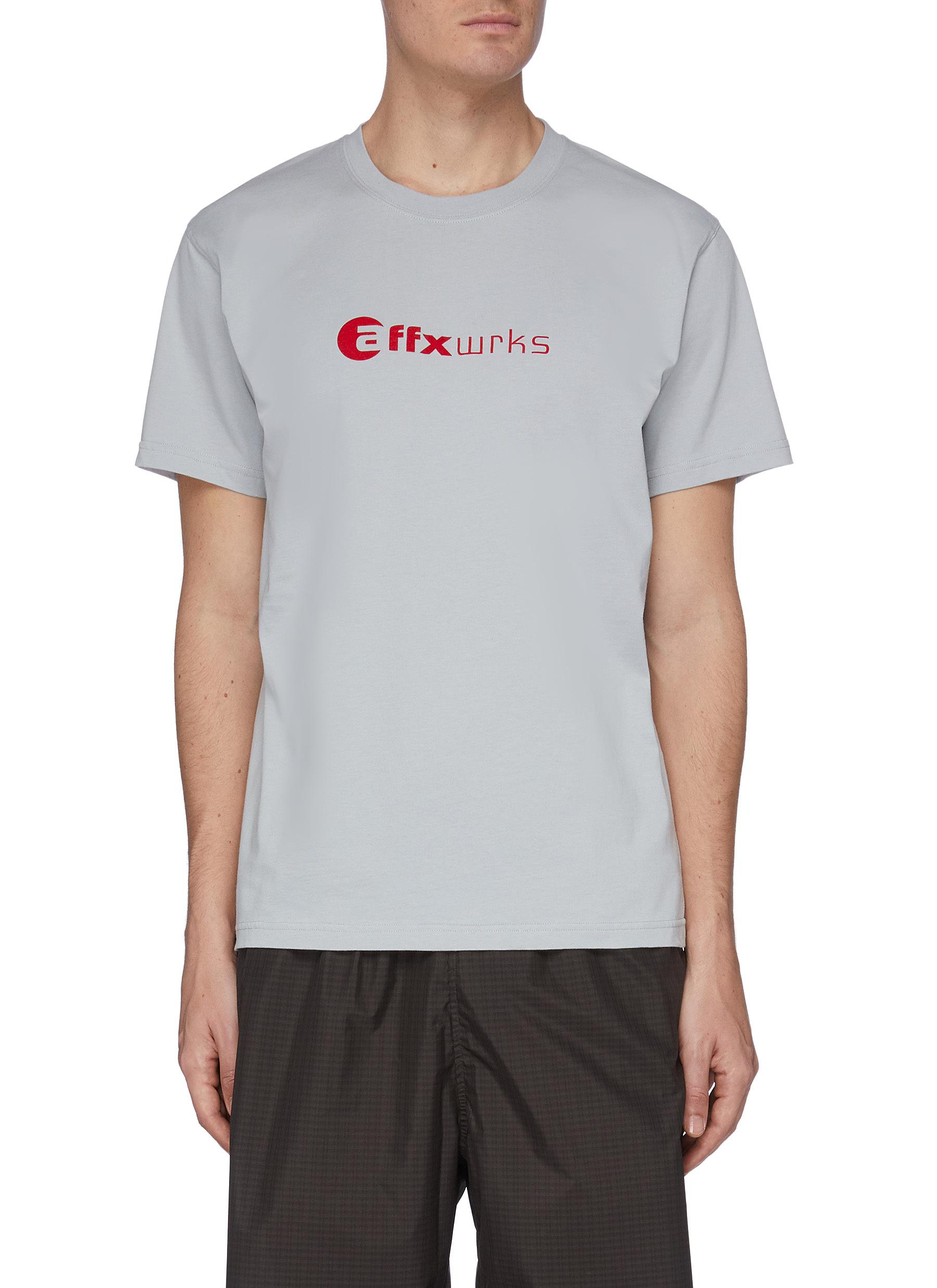 AFFIX Logo print cotton T-shirt
