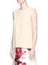Front View - Click To Enlarge - LANVIN - High neck crepe sleeveless top