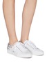 Figure View - Click To Enlarge - ASH - 'Dazed' stud calfskin leather sneakers