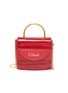 Main View - Click To Enlarge - CHLOÉ - 'Abylock' croc-embossed leather bag