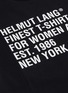  - HELMUT LANG - Slogan print T-shirt