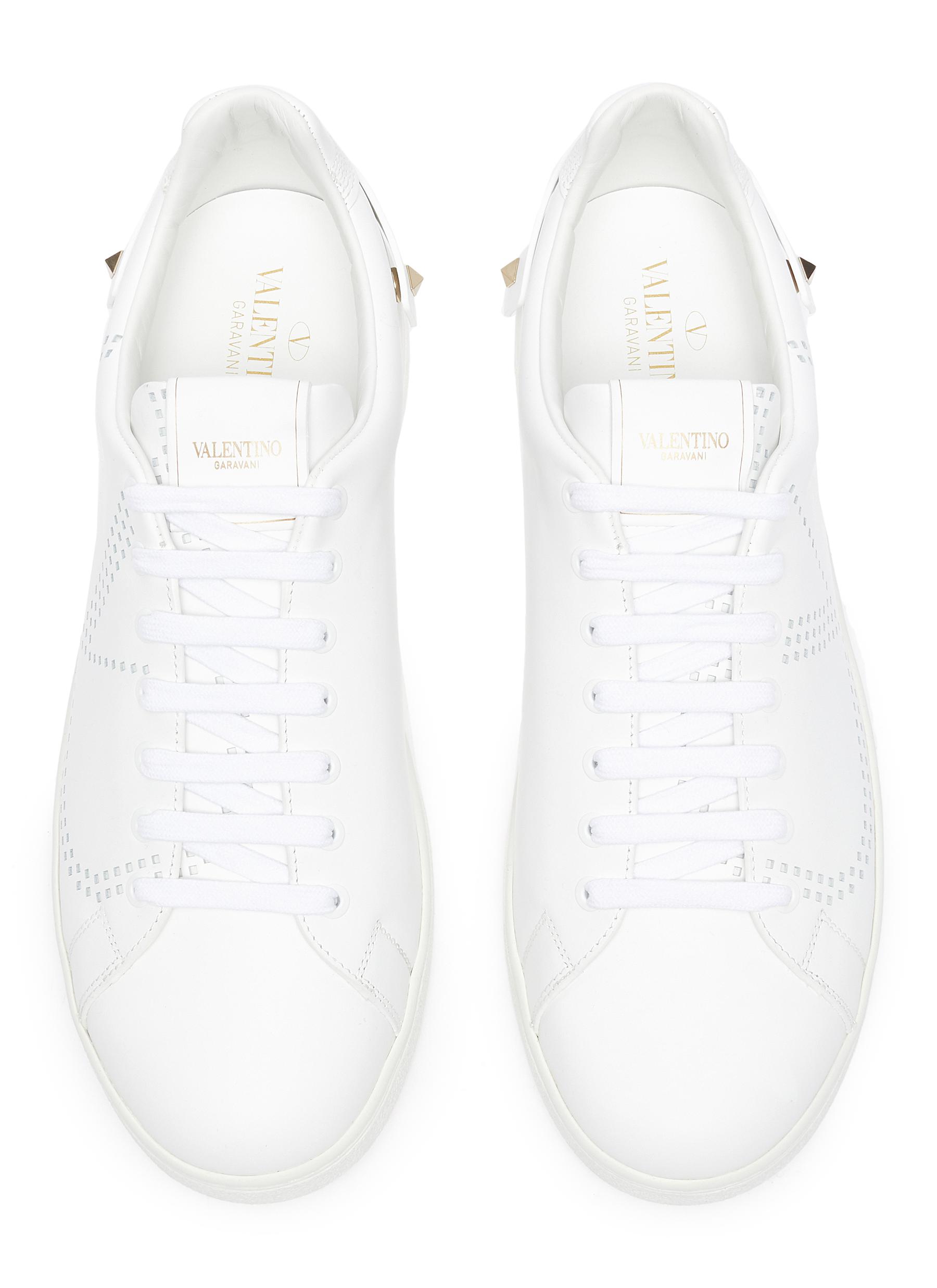 VALENTINO Valentino Garavani 'Net Go' perforated tennis sneakers
