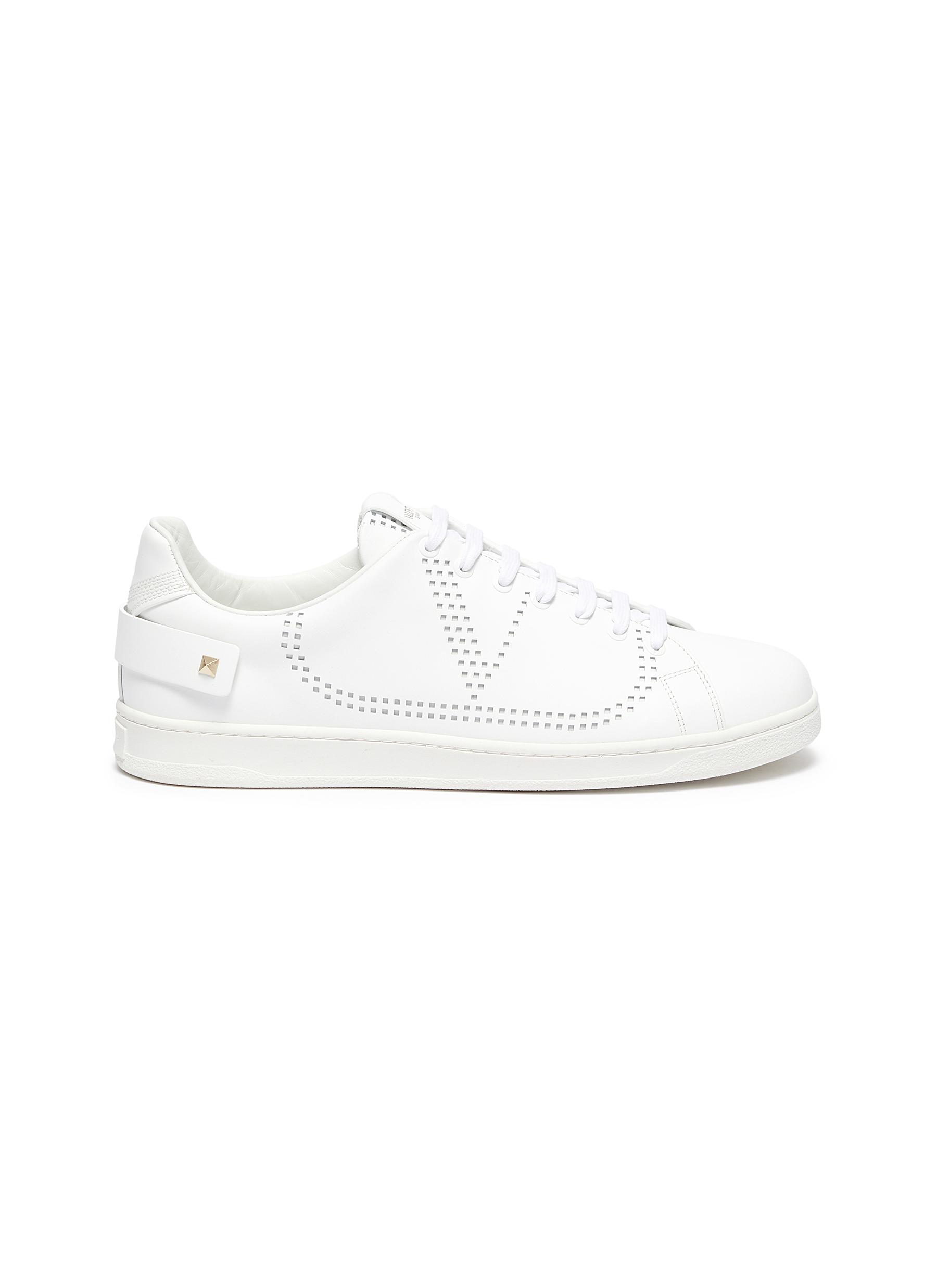 VALENTINO Valentino Garavani 'Net Go' perforated tennis sneakers