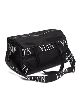 Detail View - Click To Enlarge - VALENTINO GARAVANI - Valentino Garavani 'VLTN' print nylon gym bag