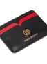 Detail View - Click To Enlarge - ALEXANDER MCQUEEN - Liberty' logo embellished leather cardholder