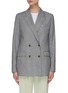 Main View - Click To Enlarge - EQUIL - Check print double breasted blazer