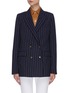 Main View - Click To Enlarge Main View - Click To Enlarge - EQUIL - Pinstripe double breasted blazer