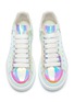 Detail View - Click To Enlarge - ALEXANDER MCQUEEN - Holographic transparent oversized sneakers