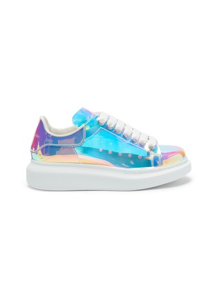 Main View - Click To Enlarge - ALEXANDER MCQUEEN - Holographic transparent oversized sneakers