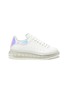 Main View - Click To Enlarge - ALEXANDER MCQUEEN - 'Oversized sneaker' in larry with holographic tab