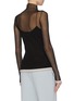Back View - Click To Enlarge - EQUIL - Sheer turtleneck top