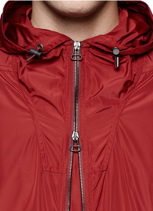 Detail View - Click To Enlarge - LANVIN - Hooded zipper windbreaker