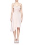 Main View - Click To Enlarge -  - Ruched strapless silk dress