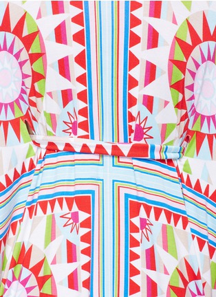 Detail View - Click To Enlarge -  - Shati print jersey poncho