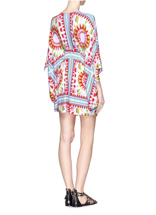 Back View - Click To Enlarge -  - Shati print jersey poncho