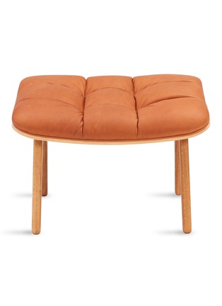 Main View - Click To Enlarge - NORR11 - Mammoth leather ottoman