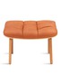 Main View - Click To Enlarge - NORR11 - Mammoth leather ottoman