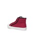 Detail View - Click To Enlarge - WINK - High top colourblock kids canvas zip sneakers