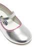 Detail View - Click To Enlarge - WINK - 'Mary Jane' metallic leather kids flats