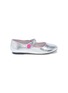 Main View - Click To Enlarge - WINK - 'Mary Jane' metallic leather kids flats