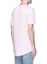 Back View - Click To Enlarge - TOPMAN - Ripped cotton jersey T-shirt