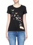 Main View - Click To Enlarge - ALEXANDER MCQUEEN - Moth and skull print T-shirt