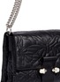  - ALEXANDER MCQUEEN - Twin skull quilted butterfly leather satchel