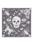 Main View - Click To Enlarge - ALEXANDER MCQUEEN - Skull zodiac stripe silk chiffon scarf