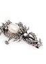 Detail View - Click To Enlarge - ALEXANDER MCQUEEN - Swarovski crystal pearl drop hair clip