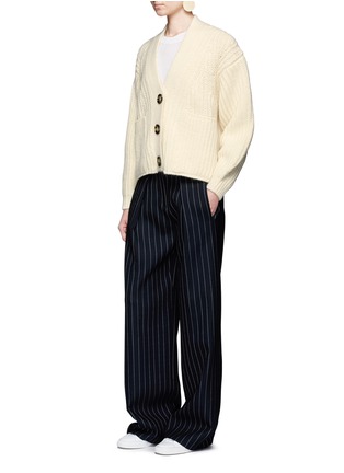Figure View - Click To Enlarge - ACNE STUDIOS - 'Hadlee' chunky knit cardigan
