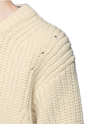 Detail View - Click To Enlarge - ACNE STUDIOS - 'Hira' chunky knit sweater