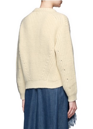 Back View - Click To Enlarge - ACNE STUDIOS - 'Hira' chunky knit sweater