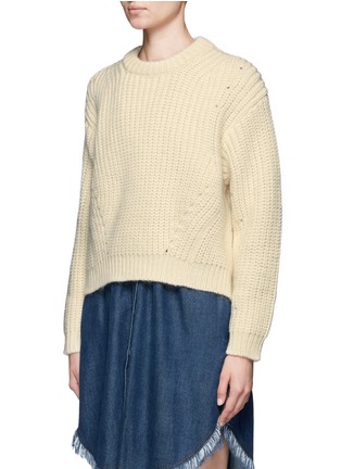 Front View - Click To Enlarge - ACNE STUDIOS - 'Hira' chunky knit sweater