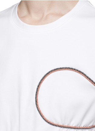 Detail View - Click To Enlarge - ACNE STUDIOS - 'Kiri' wavy cord cotton T-shirt