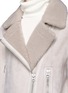 Detail View - Click To Enlarge - ACNE STUDIOS - More She Sue' lambskin shearling motorcycle jacket