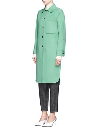 Front View - Click To Enlarge - ACNE STUDIOS - 'Berkeley' felted wool-cashmere utility coat
